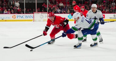 One team offered the Flames a first-round pick. The Carolina Hurricanes held advanced talks with the Vancouver Canucks about Elias Pettersson