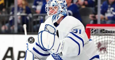 The Toronto Maple Leafs are carrying three goaltenders maybe because a team like the Philadelphia Flyers could be looking for a backup.