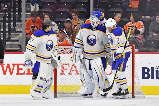 The Buffalo Sabres may need a veteran stop-gap goaltender next year, and the top 15 pending NHL free agents.