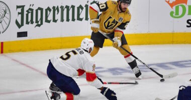 Aaron Ekblad will be ready for Game 1. Chandler Stephenson didn't practice. Alex Pietrangelo remains out. Torey Krug out tonight.