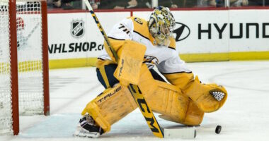 The New Jersey Devils and the Nashville Predators will likely discuss goaltender Juuse Saros again this offseason.