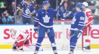 Auston Matthews gets a maintenance day. William Nylander skates on the third-line. Thatcher Demko report of being done may not be accurate.