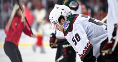 A strange situation for the Arizona Coyotes players as they await official relocation news, and if they'll receive relocation compensation.