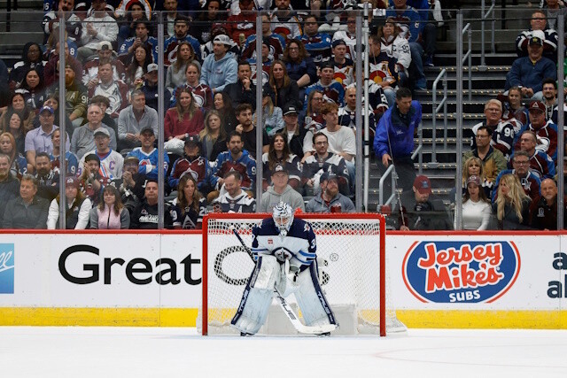 The Winnipeg Jets are on the verge of being eliminated as Connor Hellebuyck's struggles continue in the playoffs. But is it just on him?