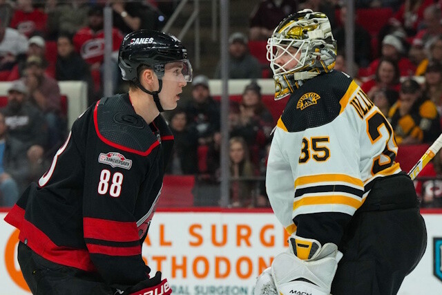 Linus Ullmark knows his future with the Boston Bruins remains unclear. Could the New Jersey Devils trade for Martin Necas?
