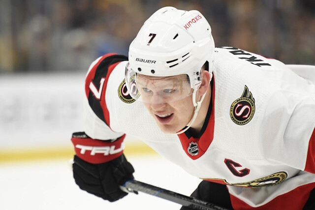 There was a lot of noise coming out about the future of Brady Tkachuk in Ottawa, but the Senators have no intention of trading the captain.
