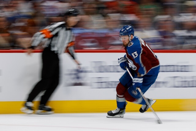 Valeri Nichushkin is suspended for six months. Carson Soucy was suspended for one game. Brad Marchand skates. Thatcher Demko could be ready for game 6 or 7.