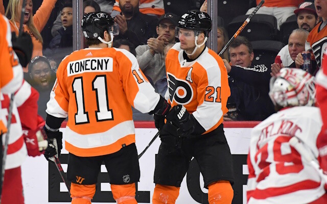 No formal talks between the Philadelphia Flyers and Travis Konecny's camp, but he is reportedly looking for a big number.