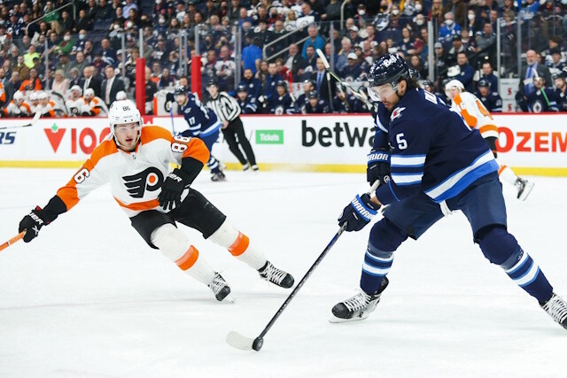 Jets defenseman Brendan Dillon heading to free agency. The Philadelphia Flyers won't be big players in free agency but are open to hockey trades.