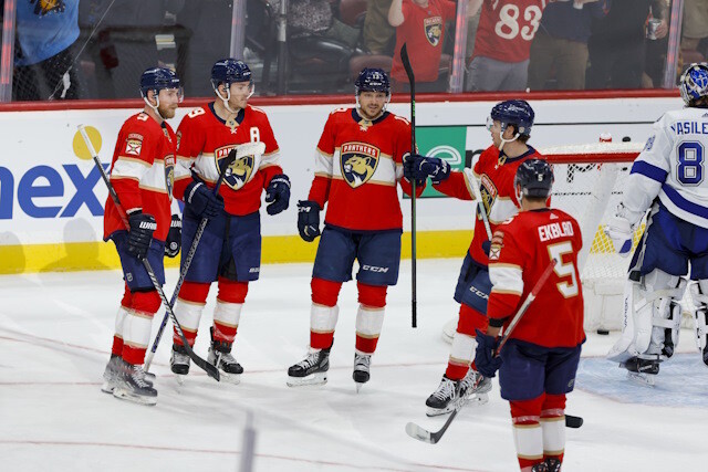 The Florida Panthers are exploring the Aaron Ekblad trade market. Matt Roy could be hitting free agency. Avs and Jonathan Drouin talking.