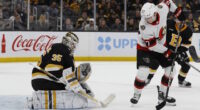 The Boston Bruins like Ottawa Senators Shane Pinto but they may not want to move him in a Linus Ullmark trade.