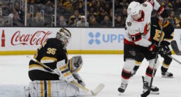 The Boston Bruins like Ottawa Senators Shane Pinto but they may not want to move him in a Linus Ullmark trade.