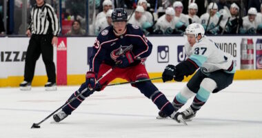 The Seattle Kraken are looking for offense, and Columbus Blue Jackets Patrik Laine could be an option for them.