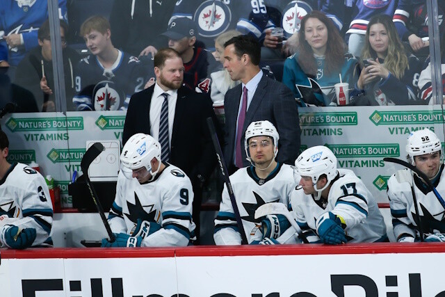 Is Ryan Warsofsky the front-runner for the Sharks head coaching position? The Buffalo Sabres are willing to trade the 11th overall pick.