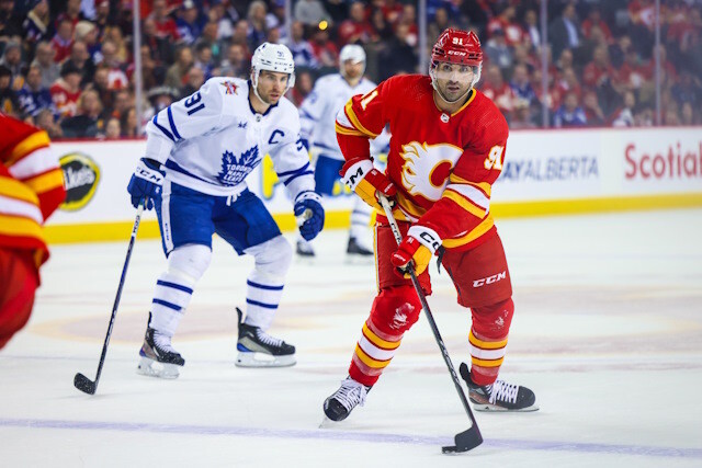 Are the Calgary Flames are exploring the Nazem Kadri trade market? Should the Toronto Maple Leafs prioritize Kadri over Domi and Bertuzzi?