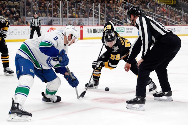 Could the Vancouver Canucks look to acquire the rights to Jake Guentzel? The Pittsburgh Penguins plan to retool on the fly.