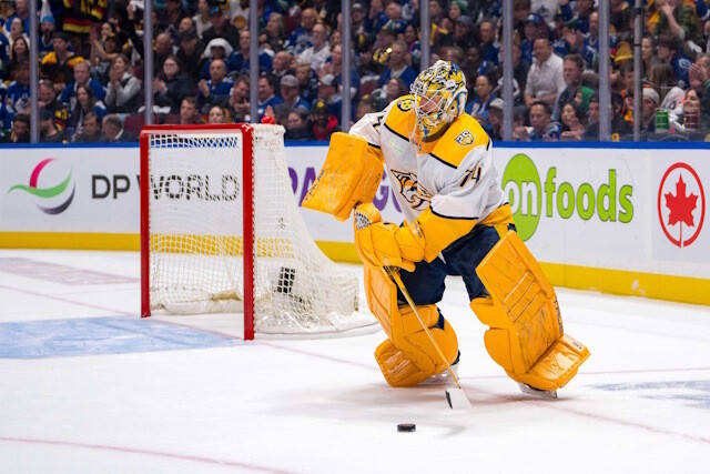 Juuse Saros and Linus Ullmark have been in rumor mill since deadline. Could they both still be with their teams when the season starts?