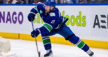 The Vancouver Canucks signed Daniel Sprong on the weekend. Does that now give the Canucks the option to move Nils Hoglander for a defenseman?