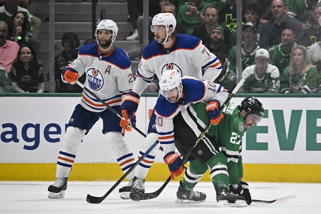 The Edmonton Oilers are over the salary cap ceiling and they're going to need to move out some salary before the start of the season.