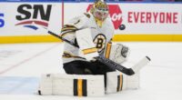 Boston Bruins RFA Jeremy Swayman knows his comparables and doesn't want to ruin the goaltender market for goalies in the future.