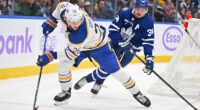 Elias Lindholm won't play this week. Rasmus Dahlin to return to practice. Auston Matthews leaves practice with an upper-body issue.