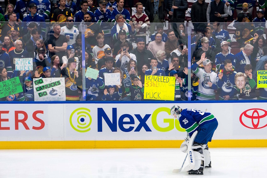 There shouldn't be any alarm bells about Thatcher Demko's future as he battles back from injury and after Kevin Lankinen was signed.