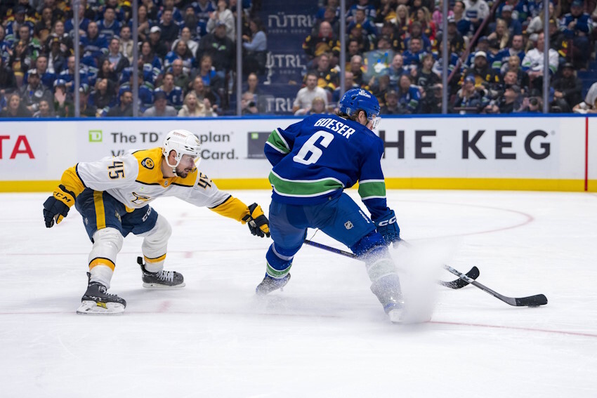 Brock Boeser thinks he has something to prove coming off his blood clot and he'll let contract negotiations play out.