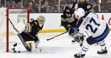 Time is ticking on the start of the season for the Boston Bruins and Jeremy Swayman. No need to panic yet over the Winnipeg Jets blue line.