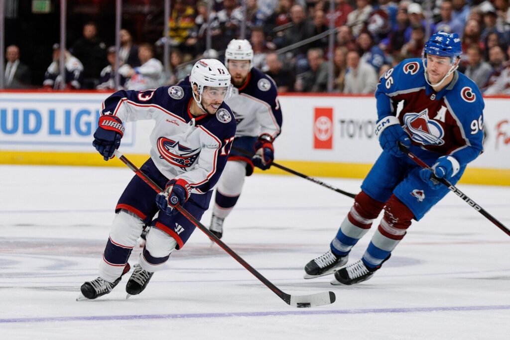 NHL: Columbus Blue Jackets at Colorado Avalanche