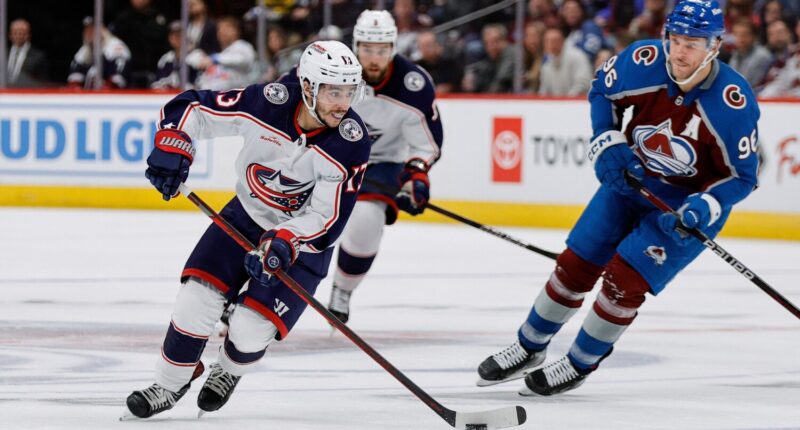 NHL: Columbus Blue Jackets at Colorado Avalanche