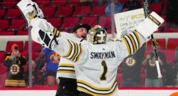 The contract dispute is over as the Boston Bruins have announced they have signed Jeremy Swayman to an eight-year extension