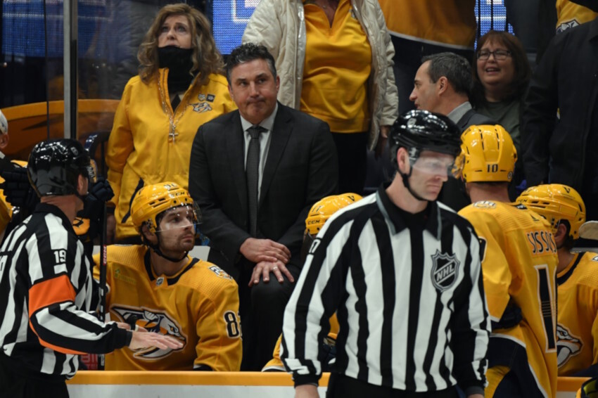 Nashville Predators Will Not Rush Any Adjustments Together with Teaching