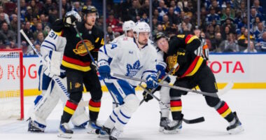 Auston Matthews status for this weekend up in the air. Brock Boeser took an illegal check to the head. Andrew Peeke is week-to-week.