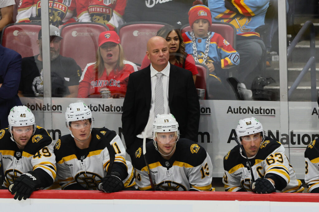 The Boston Bruins announced they have fired head coach Jim Montgomery and named Joe Sacco the interim head coach.