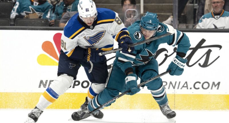 NHL: St. Louis Blues at San Jose Sharks