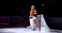 Talk on Anaheim Ducks and goaltender John Gibson being open to a change and what teams could be interested in trading for him.