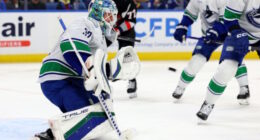 The Vancouver Canucks are in a playoff spot as Kevin Lankinen continues to prove he should be a starting goalie and could be one next year.