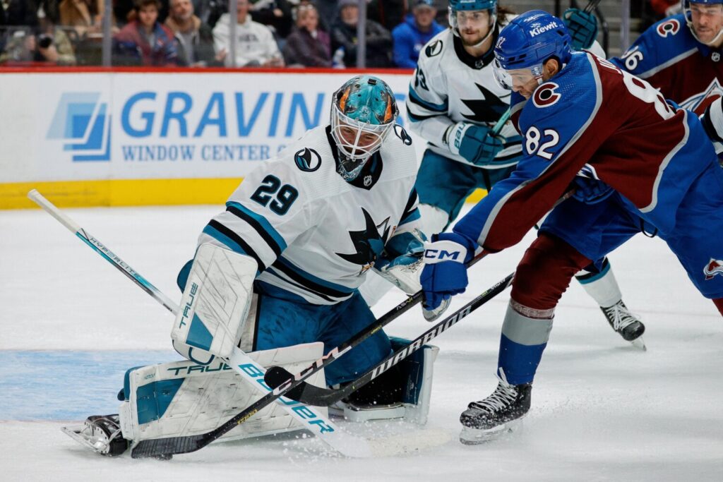 The Colorado Avalanche have once again upgraded their goaltending position acquiring Mackenzie Blackwood from the San Jose Sharks.