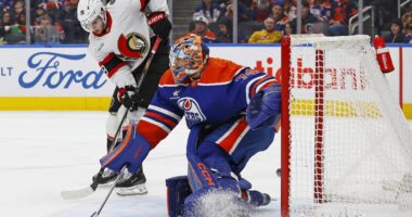 NHL: Ottawa Senators at Edmonton Oilers