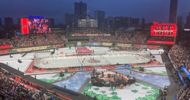 The NHL has turned these outdoor games, Stadium Series or Winter Classic, into a sporting event, and fans still go for the atmosphere.